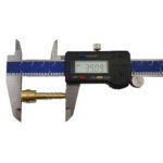 5/8 UNF Regulator Brass Barb fitting for 5mm Hose - Nut and Barb - Image 2