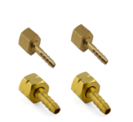 4PK OXY/Fuel Regulator Brass Barb 5mm Hose 5/8 UNF LH/RH