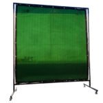 1.8x1.8m Welding Curtain Frame on Wheels - Image 2
