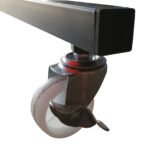 1.8 x 1.8m Green Welding Curtain/Screen and Heavy Duty Frame Combo - Image 2