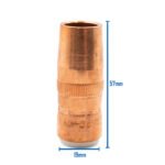 Bernard Centrefire Nozzle Small Copper 5/8” Diameter - 1/8 Recess BENS-5818C - 2 Pack - Image 5