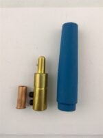 2 Male 500A Welding Cable Plug Welder Generator Connector - Image 2