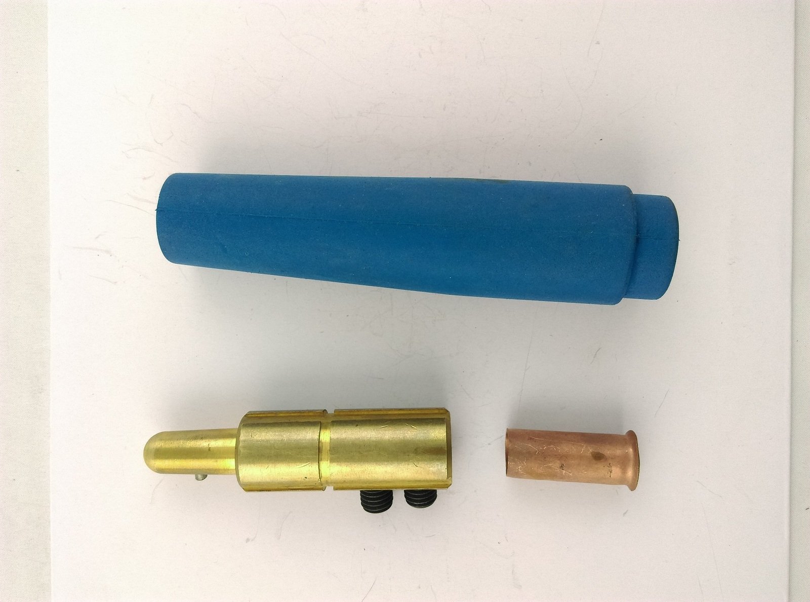 2 Male 500A Welding Cable Plug Welder Generator Connector