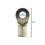 2 x 50mm2 Crimp Welding Cable Lug - 8mm Hole - Image 4