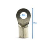 10 x 50mm2 Crimp Welding Cable Lug - 12mm Hole - Image 4