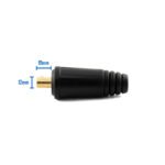 2x DINSE 35-50 Male Welding Connector 200-300Amp - Image 5