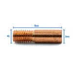 Binzel MIG Contact Tips M5x5x0.8mm 0.8mm 25pk MIGMATE - Image 5