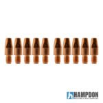 Binzel Style MIG Contact Tips 1.6mm M8x10mm Aluminium 10pcs - Image 5