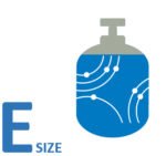 Argon / Co2 E Size Welding Gas Bottle - NO RENT