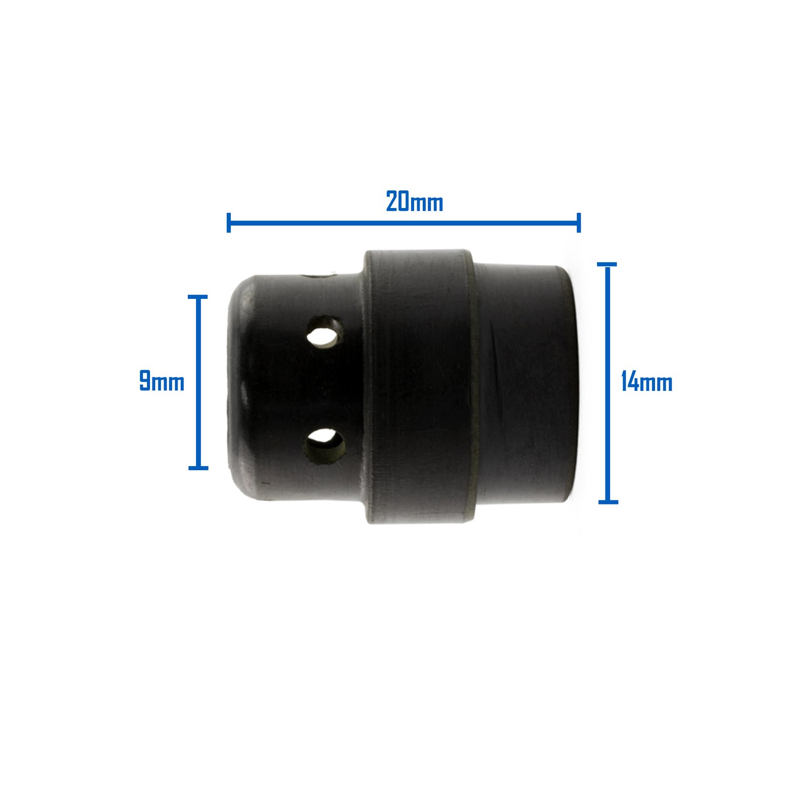 Binzel MB24 MIG Gas Diffuser 40 Pack Black Duroplast