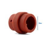 Binzel Style MIG Gas Diffuser - MB24 - Red Silicone - 5 Pack - Image 2