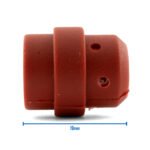 Binzel Style MIG Gas Diffuser - MB24 - Red Silicone - 5 Pack - Image 3