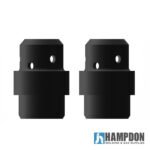 Binzel Style Gas Diffuser MIG  - MB26 - Black Duroplast - 2 Pack - Image 4