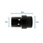 Binzel MB26 MIG Gas Diffuser Black Duroplast 40 Pack