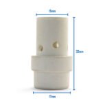 Binzel Style MIG Gas Diffuser MB36 - Black or White Duroplast - 40 Pack - Image 4