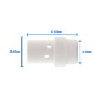 Binzel Style MIG Gas Diffuser MB36 - White Ceramic - 10 Each - Image 2