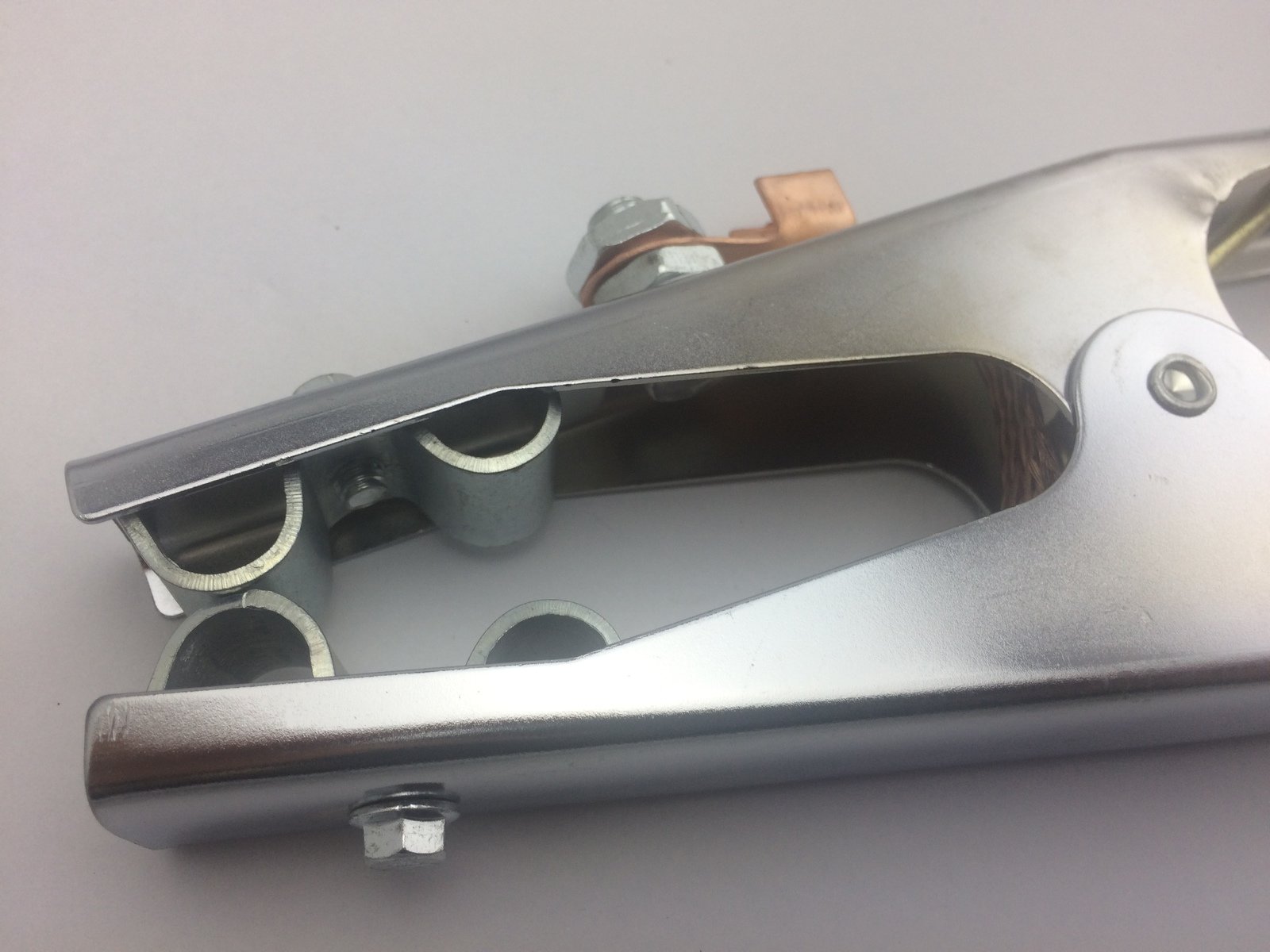 300A Amp Welding Alligator Earth Clamp - LONG Copper Braid