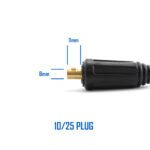 240A Earth Clamp and Lead HD - 5 Meter - 10-25 Small Plug - Image 5