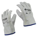 XL Riggers Cow Hide Leather Gloves - 1 Pair