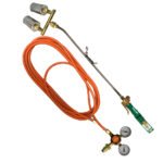 German Made Harris Perkeo LPG Scorcher Heating Dual Torch Kit 6m Hose Weed burner - Image 6