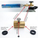 CO2 Soda Stream Sodastream Refilling Adapter + Food Grade D Size Bottle - Image 3