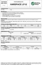 15kg - 1.2mm Welding Alloys LP-G Hardfacing Flux Core Mig Wire for positional welding