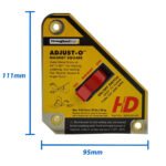 5x Strong Hand Adjust-O Magnet Square Small 40kg On/Off - Image 2