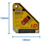 5 x Strong Hand Adjust-O Magnet Square Large Mag - On/Off 75kg Pull Force - Image 2