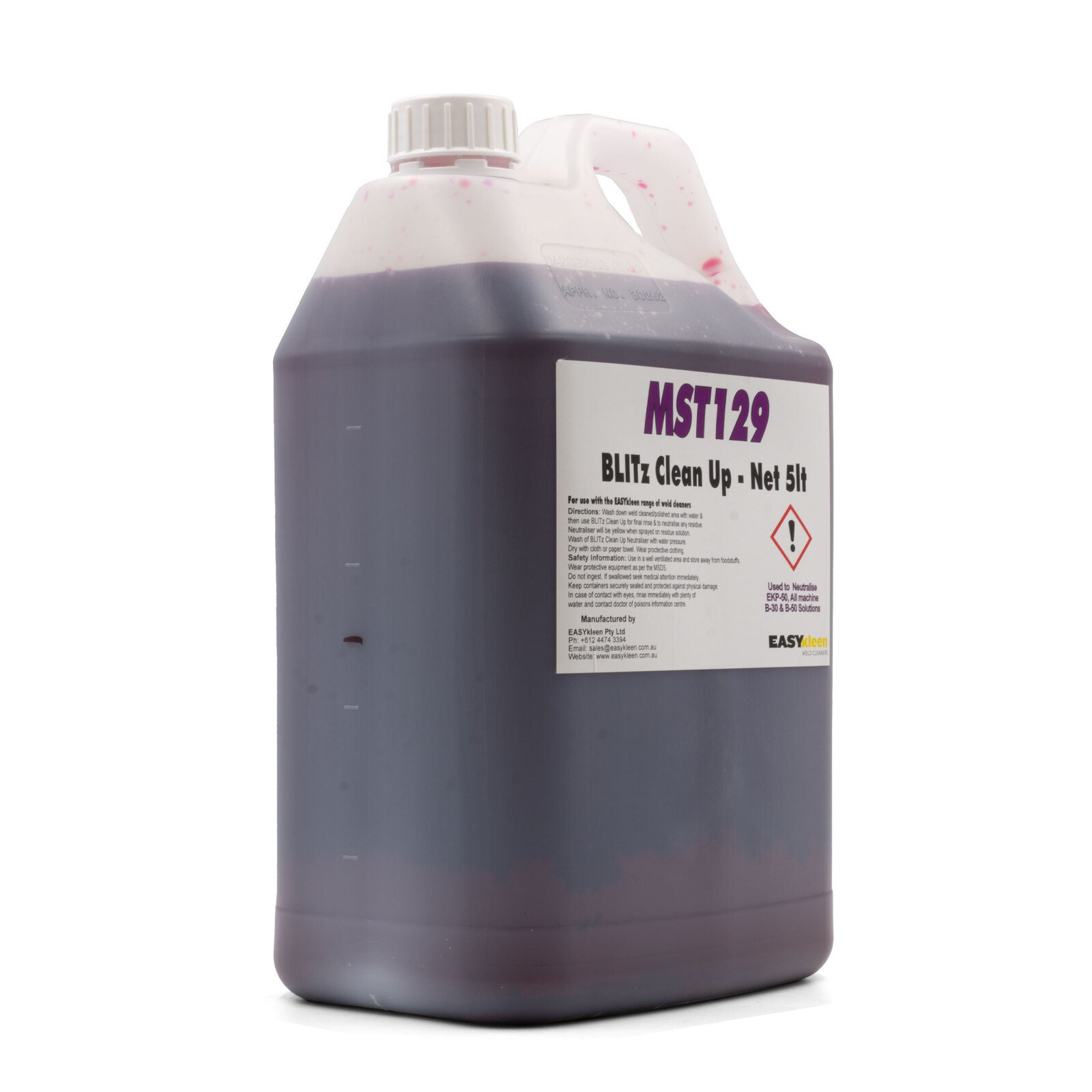 EASYkleen MST129D BLITz Clean Up Neutraliser - 5 Liters