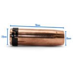 Binzel Style MIG Nozzle / Shroud - MB26 / 38 / 501 - Conical - 2 Each - Image 4