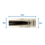40x MB15 Cylindrical MIG Nozzle Binzel Style - Image 3