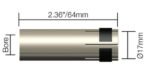 40 MIG Nozzle MB24 Cylindrical Binzel Style - Image 2