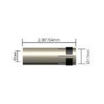 40 MIG Nozzle MB24 Cylindrical Binzel Style