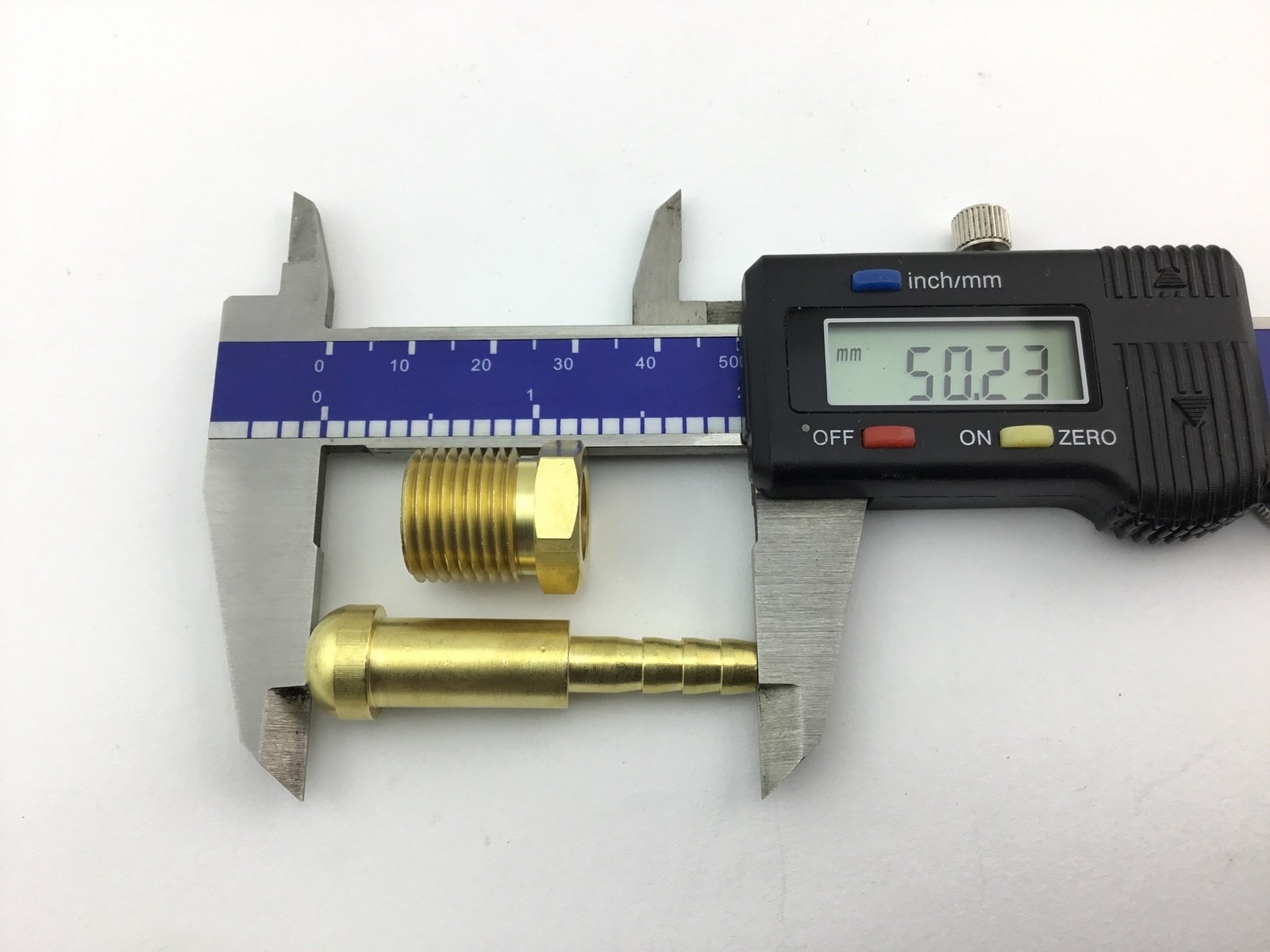 Nut-5mmBarb 5/8 UNF Male Nut and Tail to suit 5mm Hose Suits Miller Maxstar , Lincoln and Cigweld - Image 1