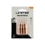 2x MB15 Gasless MIG Welding Nozzle UNIMIG PGN15GLN - Image 2