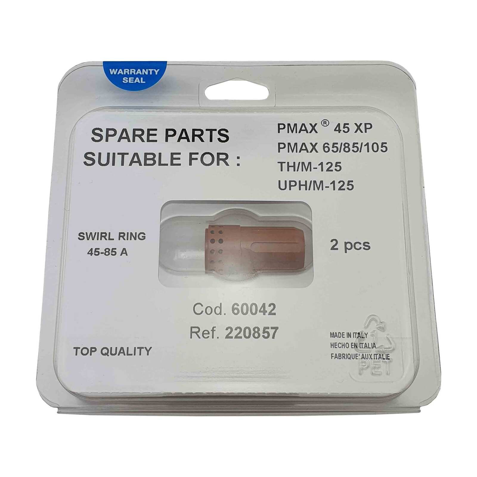 Plasma Cutter Machine Parts Kit 65A - Suit Hypertherm Powermax 65 - 21 Piece Kit