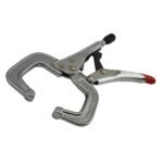 5 Strong Hand 165mm Round End Locking C-Clamp Pliers - Image 2
