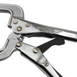 5 Strong Hand 165mm Round End Locking C-Clamp Pliers - Image 3