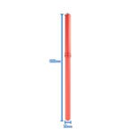 COBRA ROD RAK TIG Storage Tube 50mmx1000mm RED Australia - Image 6