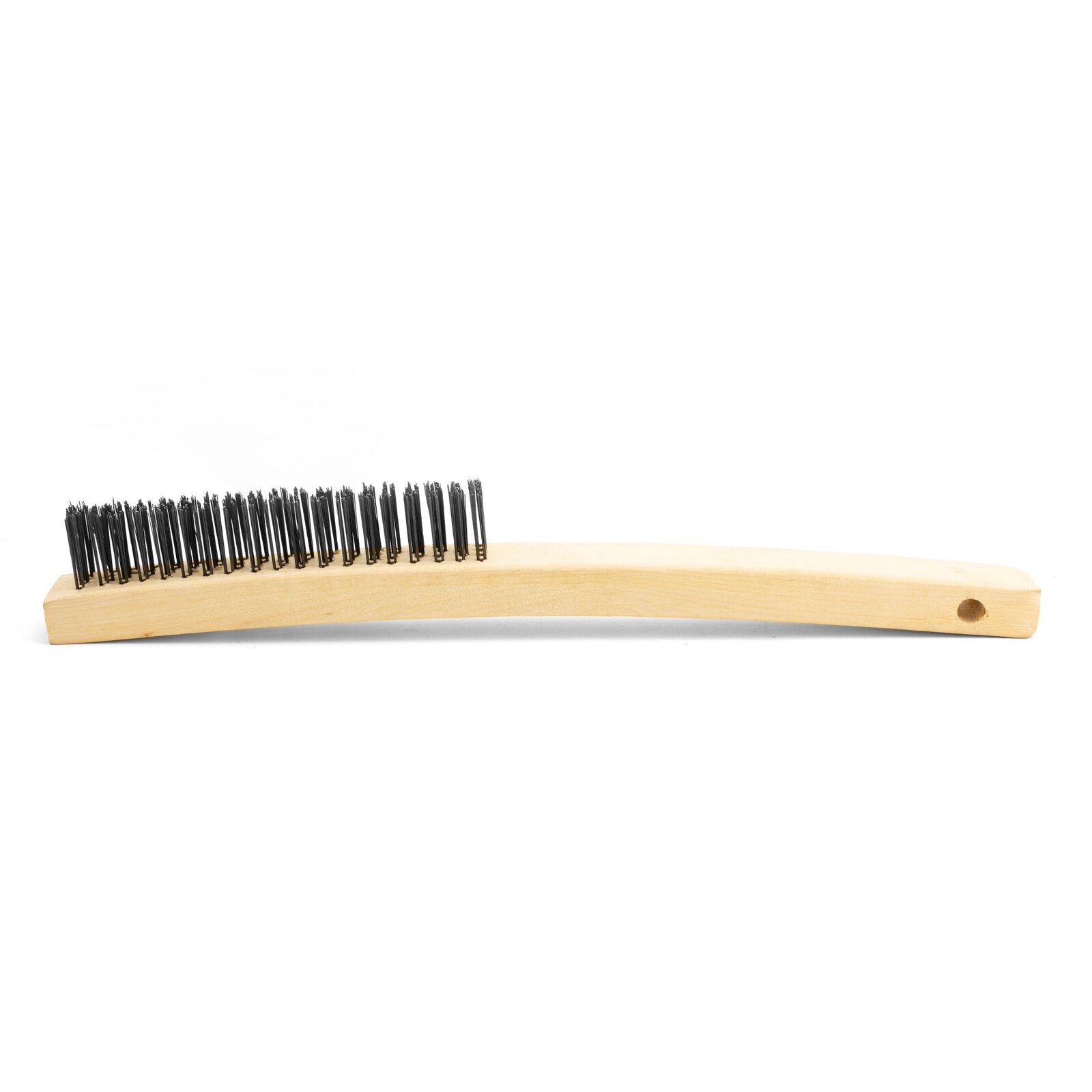 Mild Steel Wire Brush 4 Row Wooden Handle 12 Each