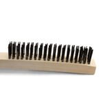 Mild Steel Wire Brush - Wooden Handle 4 Row - 3 Each