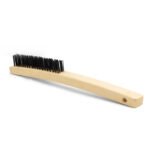 Mild Steel Wire Brush - Wooden Handle 4 Row - 3 Each - Image 3