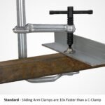 2x Strong Hand 4-IN-1 Utility Clamp 115mmx80mm