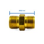 2 x 5/8 UNF Right Hand Hose Joiner for Oxygen | Argon - Image 3