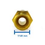 2 x 5/8 UNF Right Hand Hose Joiner for Oxygen | Argon - Image 5