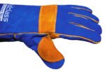 2x Promax Blue Mig Welding Gloves 40cm Long - Image 3