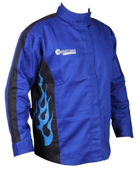 Large Weldclass Proban Welding Jacket - PROMAX BLUE FLAME FR