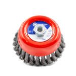 Twist Knot Cup Brush 120mm M14x2 - Mild Steel - Suits 7" and 9" Grinder - 1 Each - Image 5