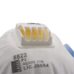 3M P2 Mask Valve Particulate Respirator 8822 (10/box) - Image 3