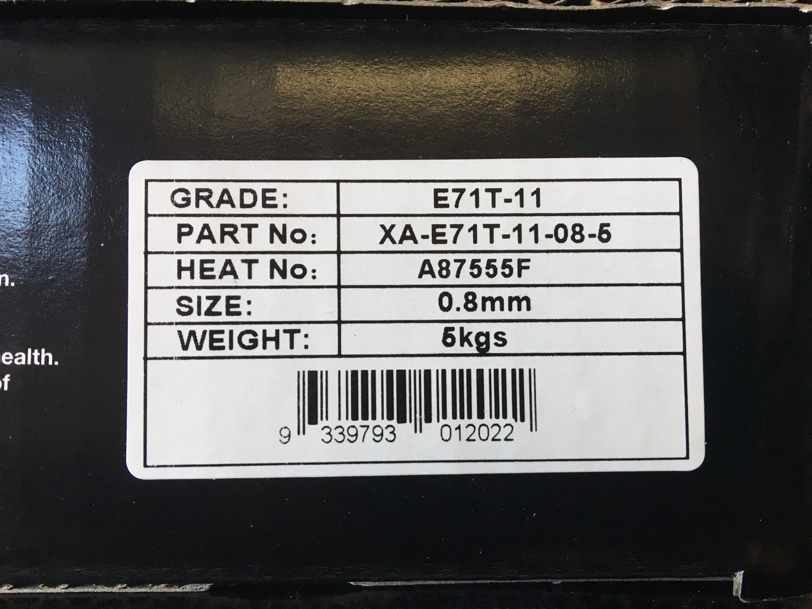 UNIMIG E71T-11 Gasless MIG Wire 0.8mm 5kg Spools 4pk